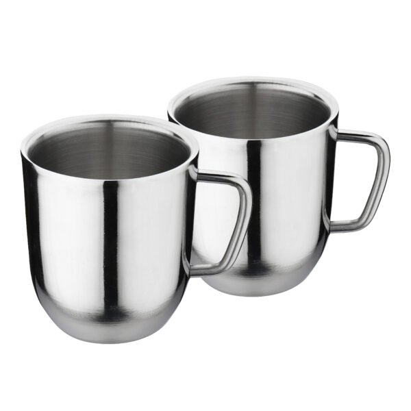stainless steel double wall coffee mug