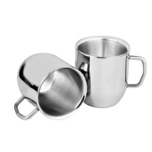 stainless steel coffee mug