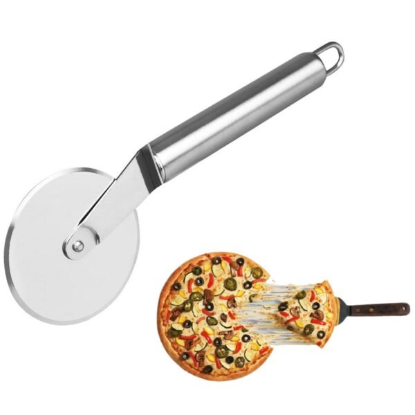 stainless steel pizza cutter