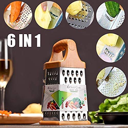 Stainless Steel 6 side grater