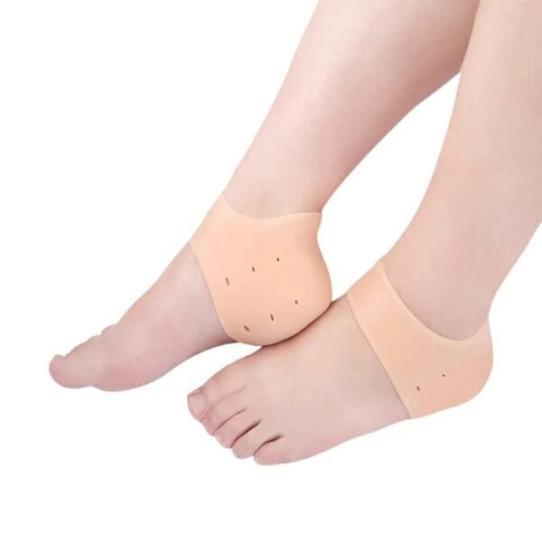 silicone gel socks on female feet