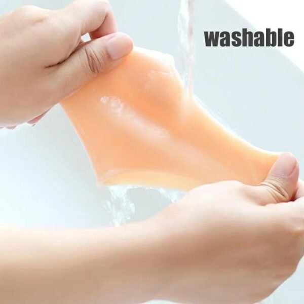 washable silicone gel socks
