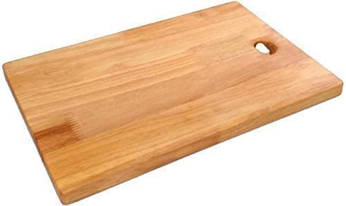 wooden chopping board on white background