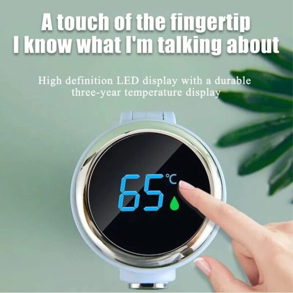 Smart LED Temperature display of peas cup