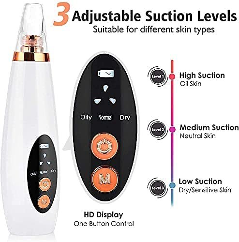 3 Adjustable suction levels of derma suction