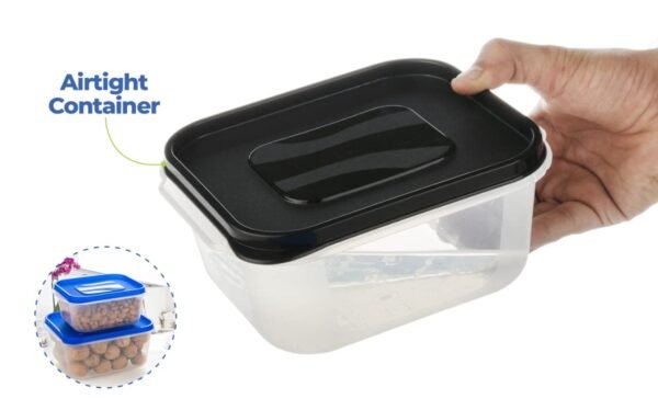 Air tight lid of plastic storage container