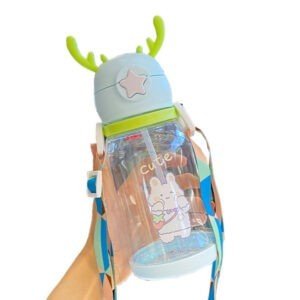 Transparent sipper plastic bottle