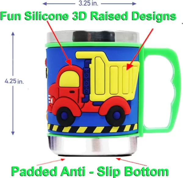 3D Print of stainless steel milk mug
