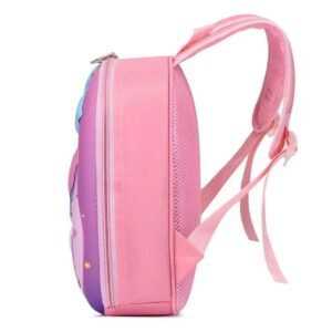 Side view of kids 7D Eva backpack on white background