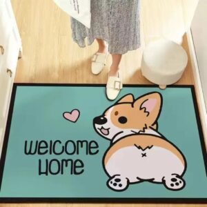 microfiber bathroom mat space theme on floor