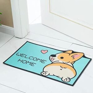 microfiber bathroom mat space theme on floor