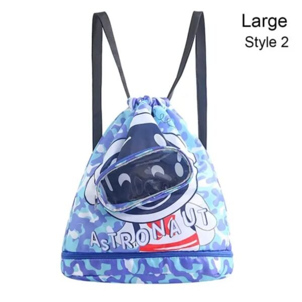 Style 1 kids swimming bag on white background
