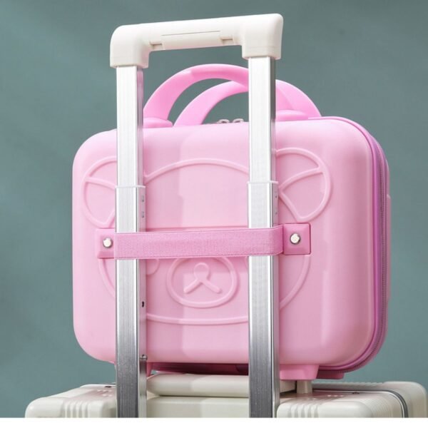 3D Hard Shell Kids Luggage Bag with Handle | with Lock System | Suitcase | 29x14x21 Cm | Assorted Color | P.P Packing - Image 17