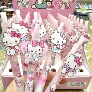 Hello kitty character head press pen