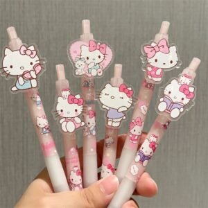 Hello kitty pen Rose Gold color in hand