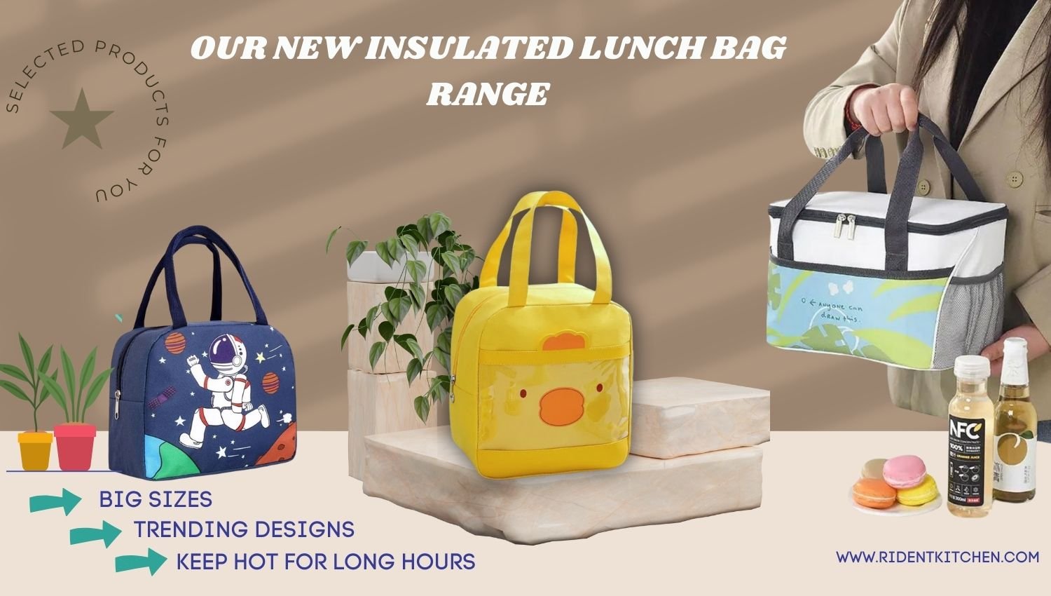 Kids lunch bags, lunch bags collection
