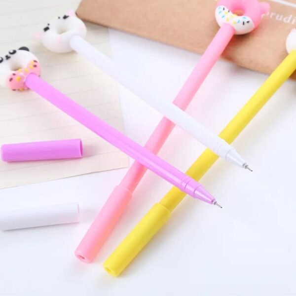 Cute Cartoon Head Pen mix colors on white background