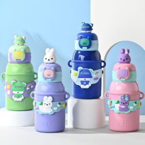 Double wall Kids Sipper different colors on decorative background