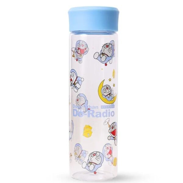 Printed Glass Bottle for Kids | Borosilicate Glass | 400 ML | Wide Mouth | Leakproof | Box Packing - Image 2