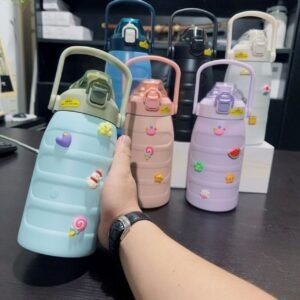 1200 ML Insulated Tumbler Different colors on decorative background