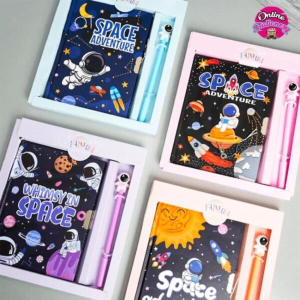 Cartoon Printed Diary with Pen for Kids with Lock & Key | 17x13 Cm | Assorted Prints & Colors | Display Box Packing - Image 3