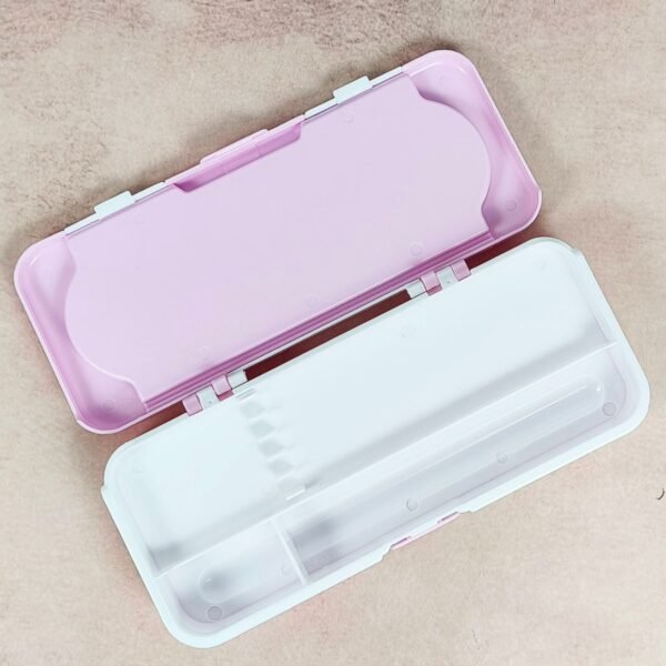 Cartoon Printed Plastic Pencil Box with Instruments for Kids | 3 Compartment | 21*8*4 CM | Assorted Colors | OPP Packing - Image 14