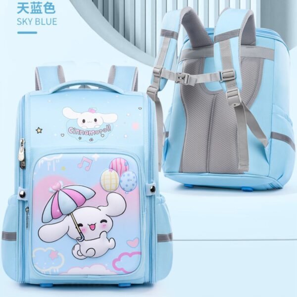 Kawaii Theme 3D Backpack | 2 Compartment | 41*32*21 CM | 360° Open | Unisex Design | Waterproof Material | Assorted Colors & Prints | OPP Packing - Image 3