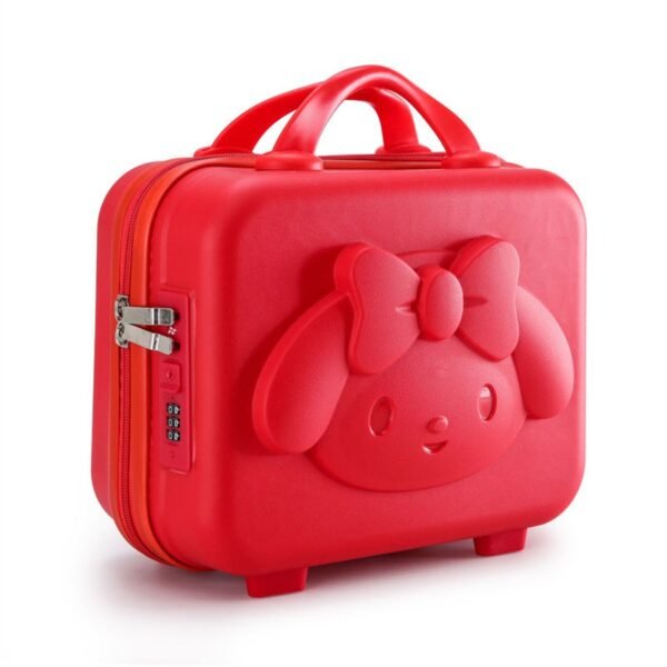 3D Hard Shell Kids Luggage Bag with Handle | with Lock System | Suitcase | 29x14x21 Cm | Assorted Color | P.P Packing - Image 4