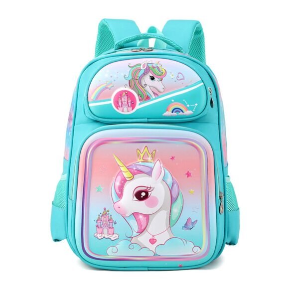 16" Kids 3D Backpack with Pencil Pouch | Waterproof | 30*20*42 CM | 3 Compartment | Unisex Design | Assorted Colors | OPP Packing - Image 5