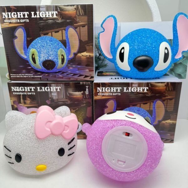 Cute Kawaii Projection Night Light | Battery & Button Operated | Heavy Plastic Body | Assorted Design | Box Packing - Image 6