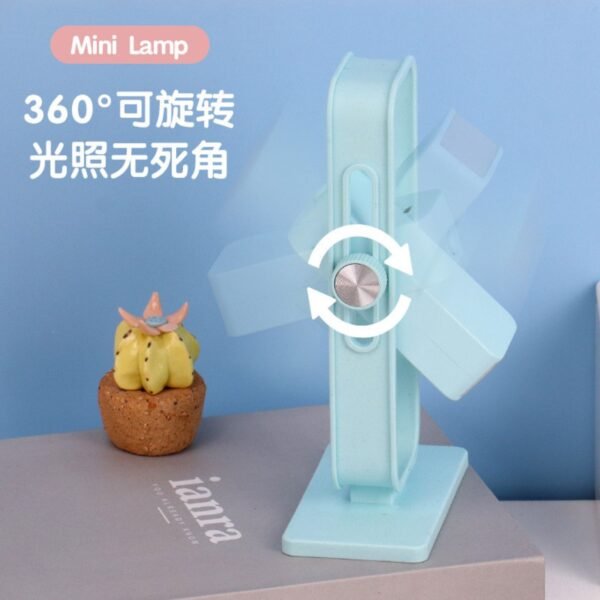 360° Rotation Table Lamp with Stand & USB Charging Cable | Rechargeable | 16*15*9 CM | Assorted Colors | Box Packing - Image 7