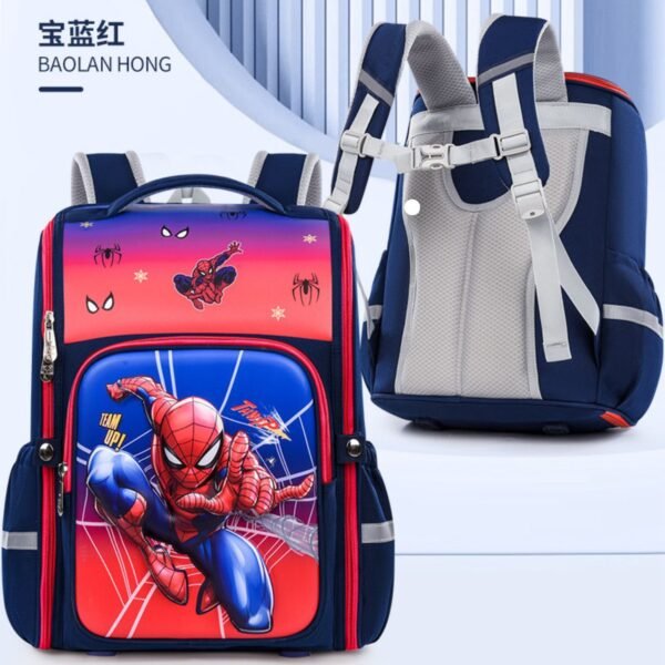 Kawaii Theme 3D Backpack | 2 Compartment | 41*32*21 CM | 360° Open | Unisex Design | Waterproof Material | Assorted Colors & Prints | OPP Packing - Image 8