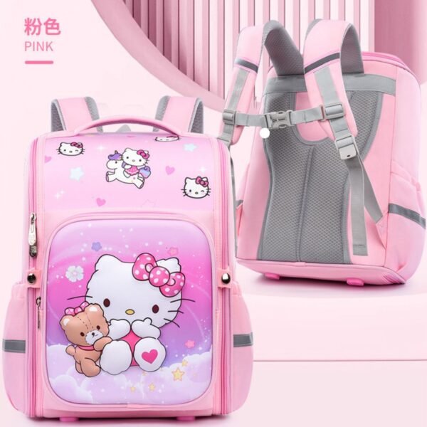 Kawaii Theme 3D Backpack | 2 Compartment | 41*32*21 CM | 360° Open | Unisex Design | Waterproof Material | Assorted Colors & Prints | OPP Packing - Image 7