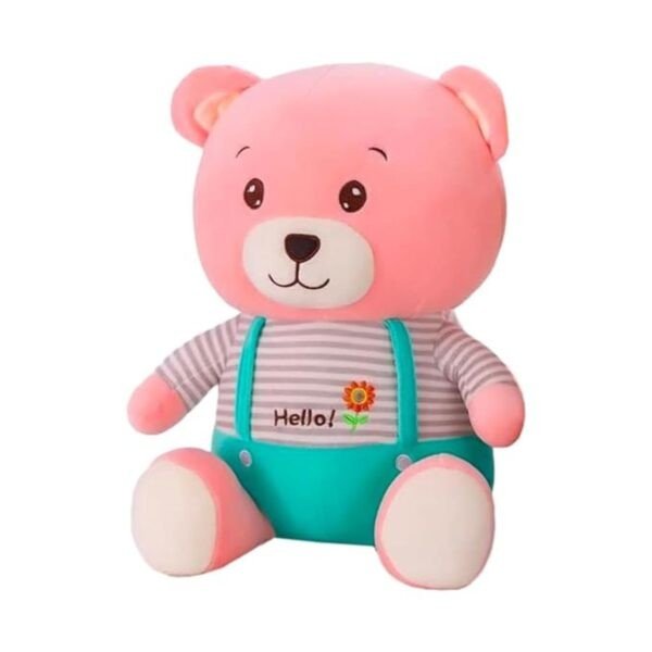 Hello Teddy Plush Toy for Kids | 30 Cm | Imported Skin | Soft Toys | Assorted Colors | OPP Packing - Image 3