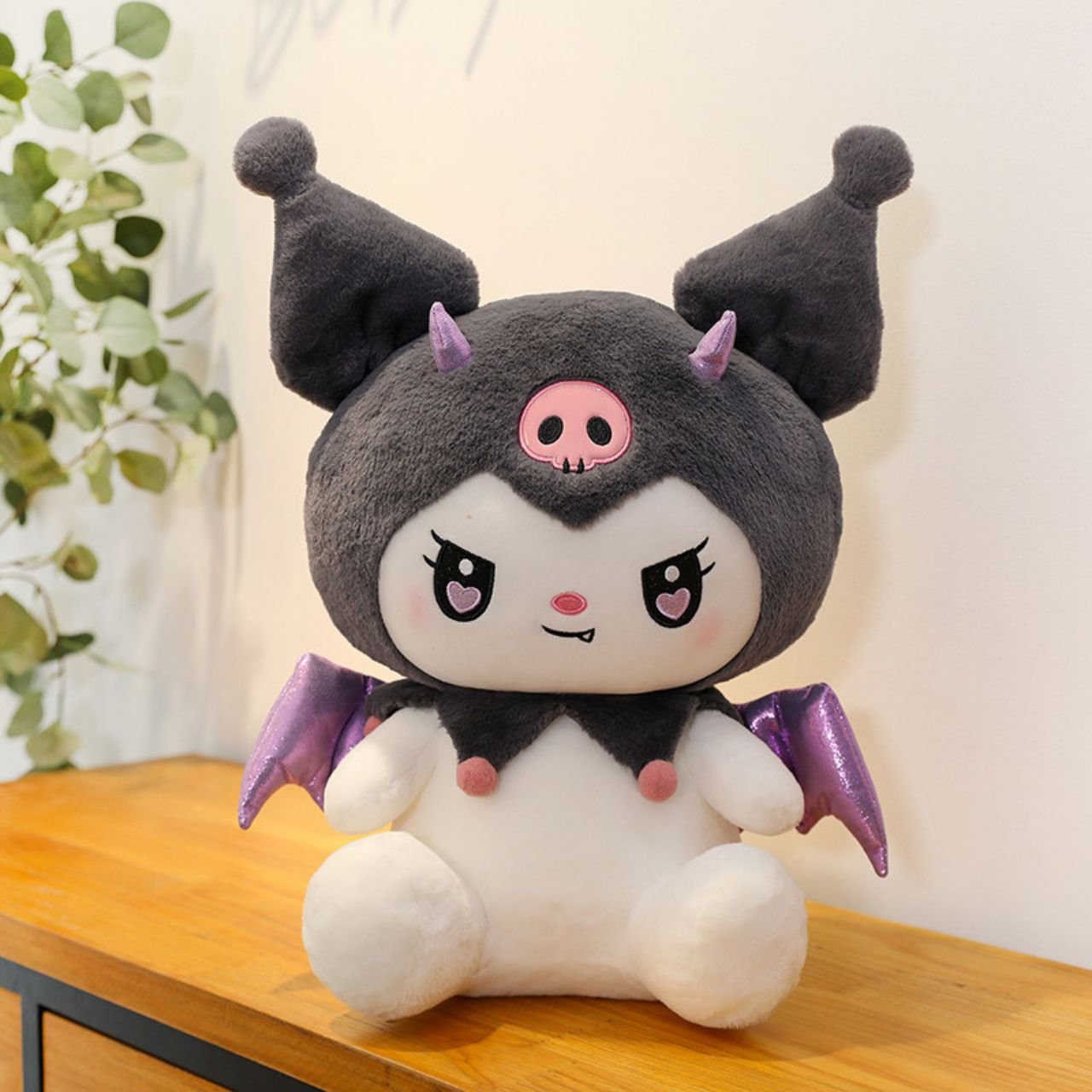 Cartoon Shape Soft Toys Black color with decorative background