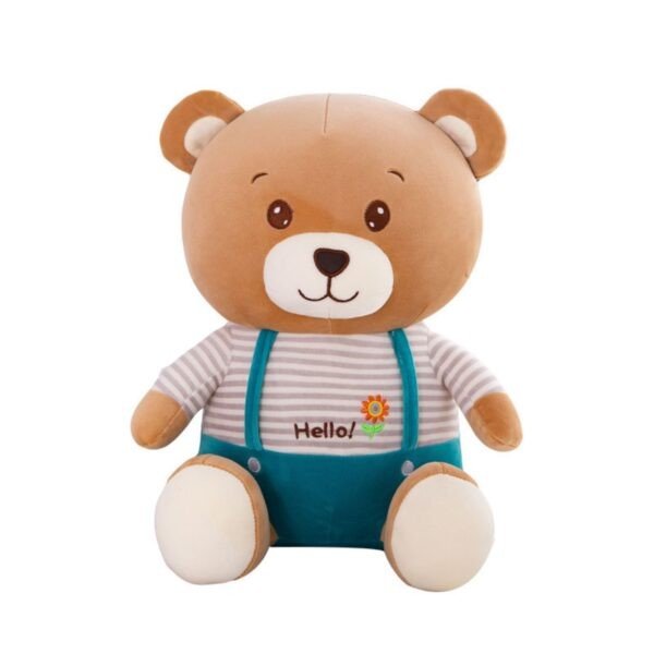 Hello Teddy Plush Toy for Kids | 30 Cm | Imported Skin | Soft Toys | Assorted Colors | OPP Packing - Image 4