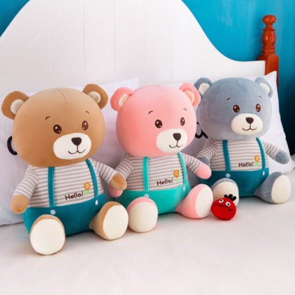 Teddy Plush Toy different colors with decorative background