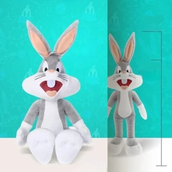 Standing Cute Loons Bunny Plush Toy | Imported Skin | 50 Cm | Soft Toy | OPP Packing - Image 3