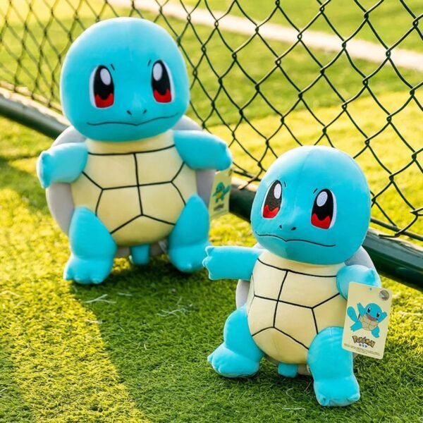 Squirtle Pokémon Plush Toy blue colors with decorative backgrond