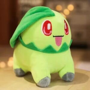 Takara Tomy Plush Toy Green color with decorative background