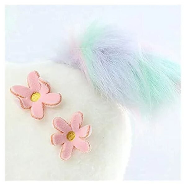 Cute Unicorn Plush Toy for Kids | Imported Skin | 35 Cm | Soft Toy | Furry Skin | OPP Packing - Image 4