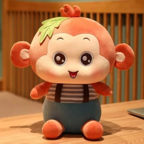 Cute Leaf Monkey Plush Toy for Kids | Imported Skin | 35 Cm | Soft Toy | Assorted Colors | OPP Packing - Image 4