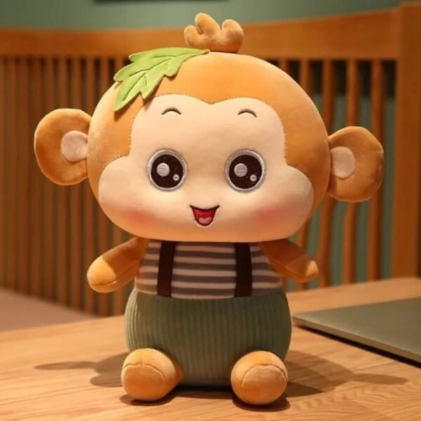 Cute Leaf Monkey Plush Toy for Kids | Imported Skin | 35 Cm | Soft Toy | Assorted Colors | OPP Packing - Image 2