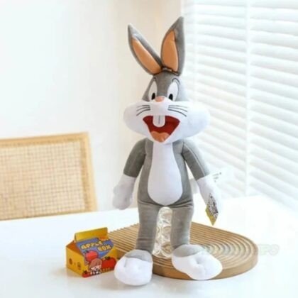 Standing Cute Loons Bunny Plush Toy | Imported Skin | 50 Cm | Soft Toy | OPP Packing