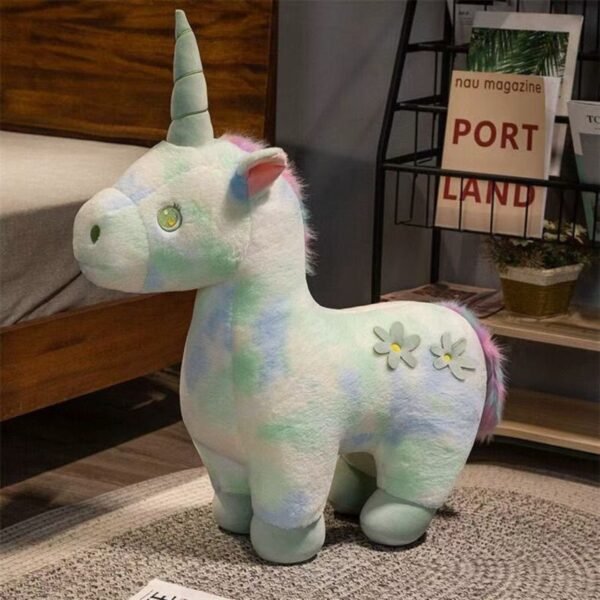 Cute Unicorn Plush Toy for Kids | Imported Skin | 35 Cm | Soft Toy | Furry Skin | OPP Packing - Image 2