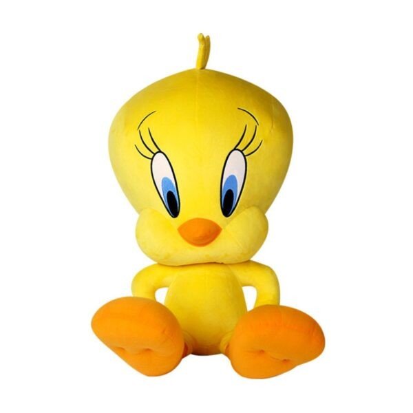 Tweety Bird Plush Toy Yellow color with white background
