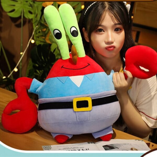 Cute SquarePants Krab Design Plush Toy for Kids | Imported Skin | 35 Cm | OPP Packing - Image 2