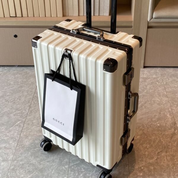 Polycarbonate Aluminum Frame Trolly Set with Locking System | 3pcs Set | 20,24,28 Inch | Waterproof |  Box Packing - Image 5