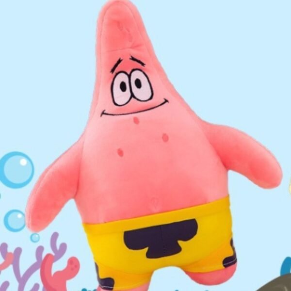 Patrick Star Shape Soft Toy for Kids | Imported Skin | 35 Cm | Plush Toy | OPP Packing - Image 2