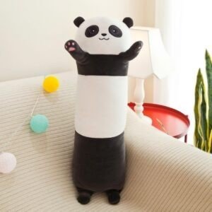 Panda Shape Soft Toy Black & white color with decorative background
